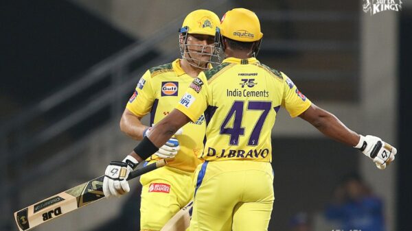 CSK won by three wickets, with Dhoni being the crucial finisher in the final over