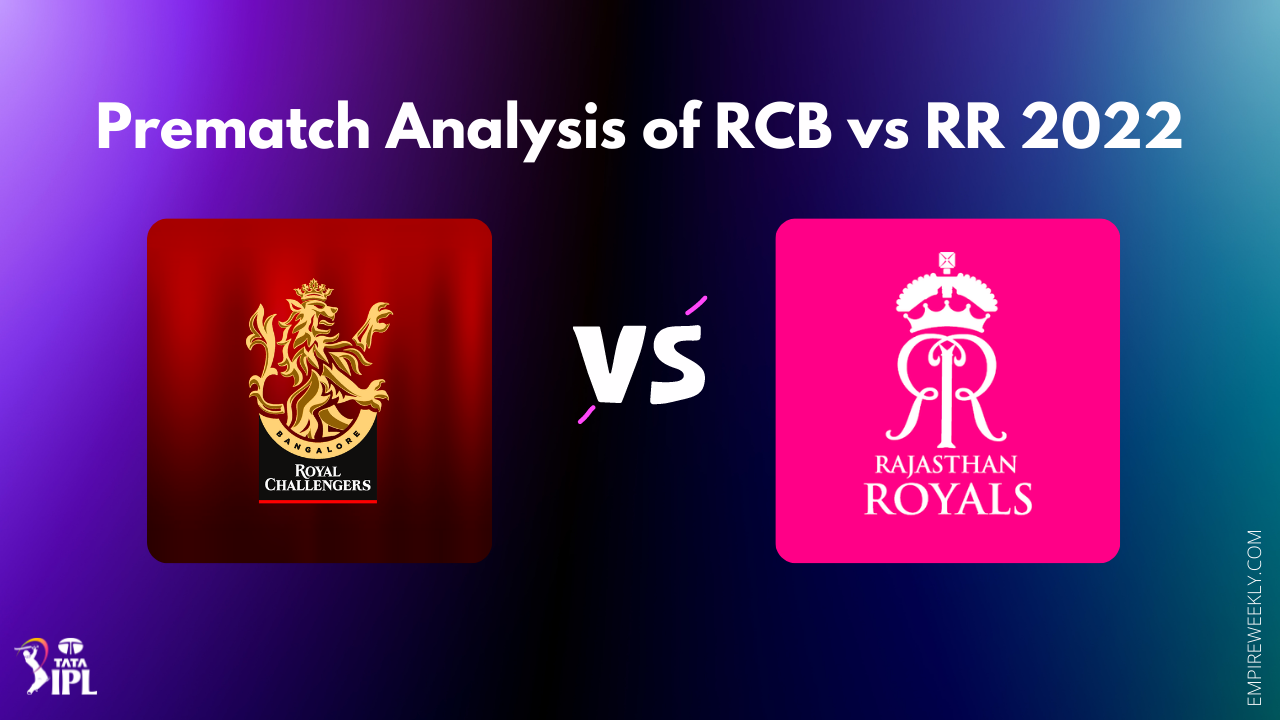 Prematch Analysis of RCB vs RR 2022