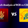 Prematch Analysis of RCB vs CSK 2022