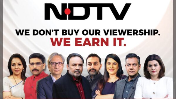 ADANI MEDIA PURCHASES A 29% STAKE IN NDTV