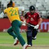 South Africa won by an innings and 12 runs stopped England’s firepower baseball batting